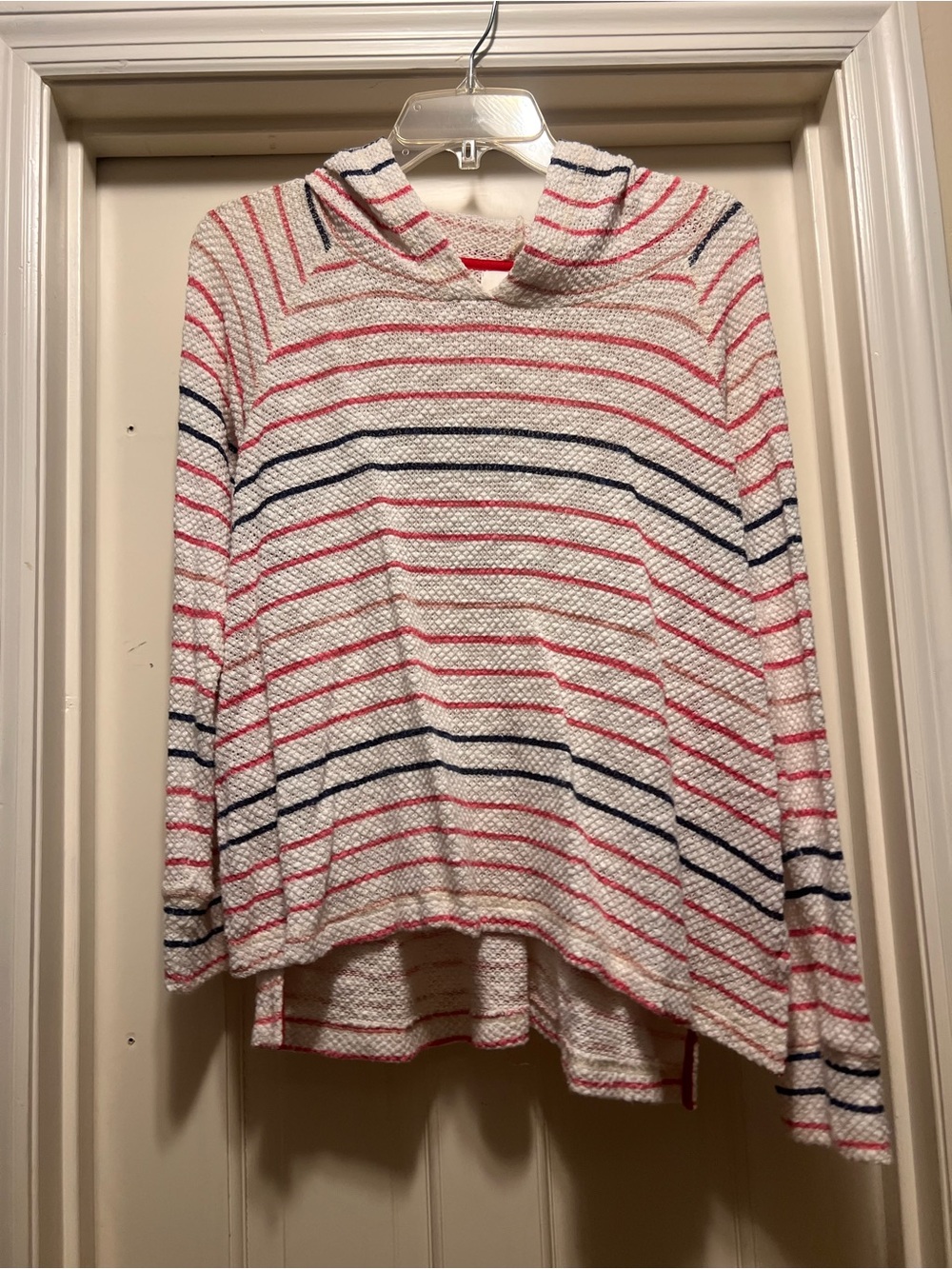 Sundry Striped Knit Hoodie
